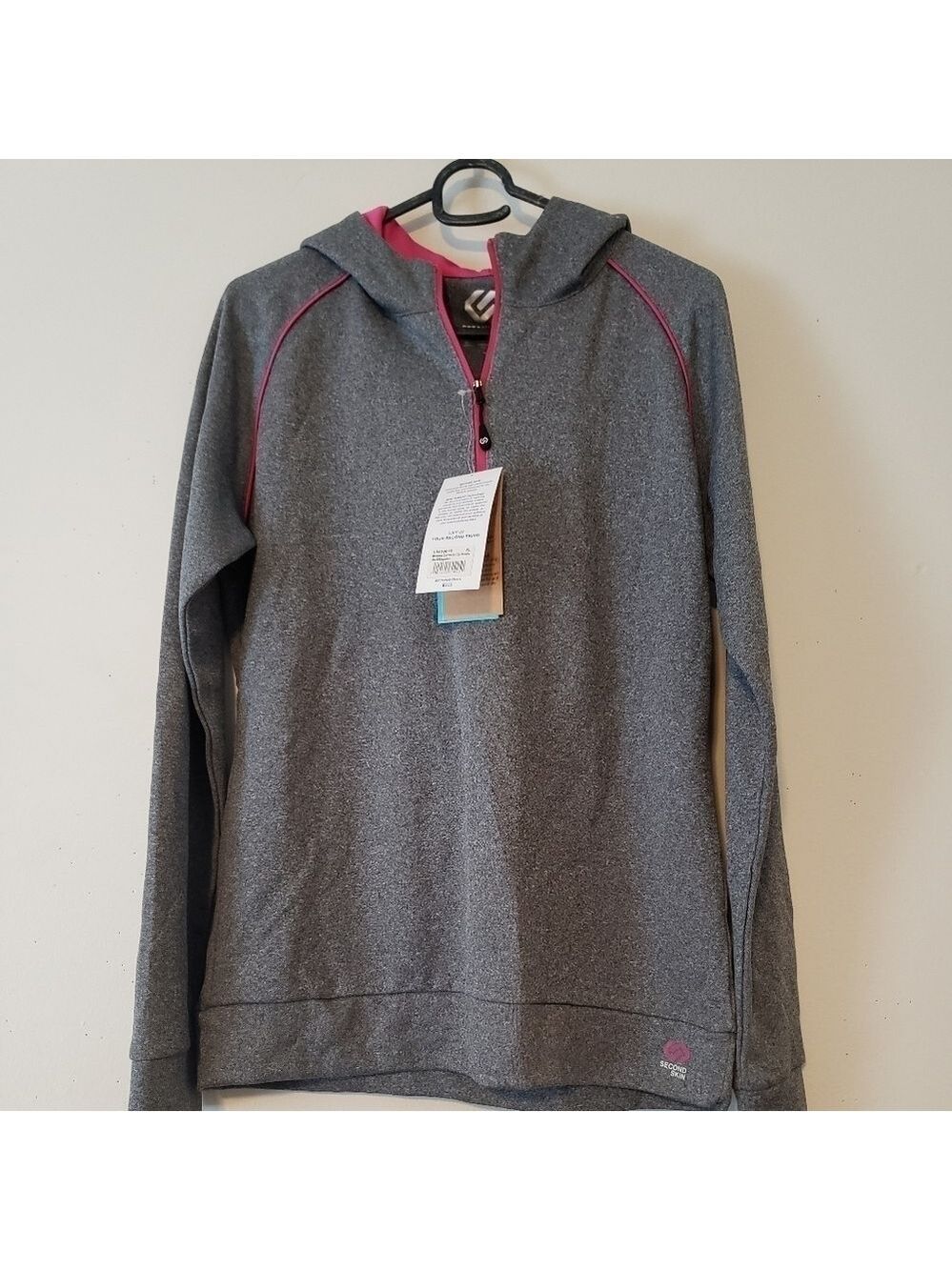 Second Skin Half Zipper hooded Pullover